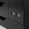 3 Tier Desk Organizer with USB Port - Black